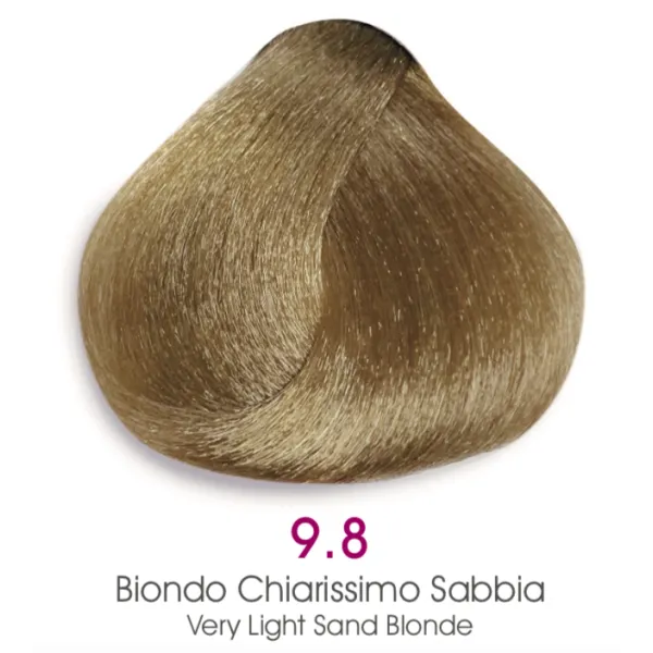 TMT Milano Art Collection Crema Colorante Luminacolor 9.8 Rubio Muy Claro Arena 100ml - 1
